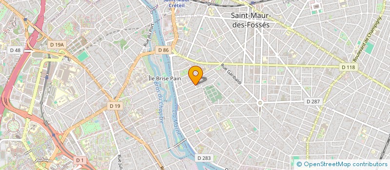 localisation de l'entreprise MONSIEUR EDOUARD BOUTINAUD à SAINT-MAUR-DES-FOSSES