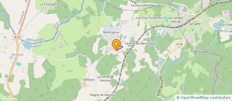 localisation de l'entreprise MONSIEUR EDOUARD BRAULT à SAINT-PIERRE-DE-FRUGIE