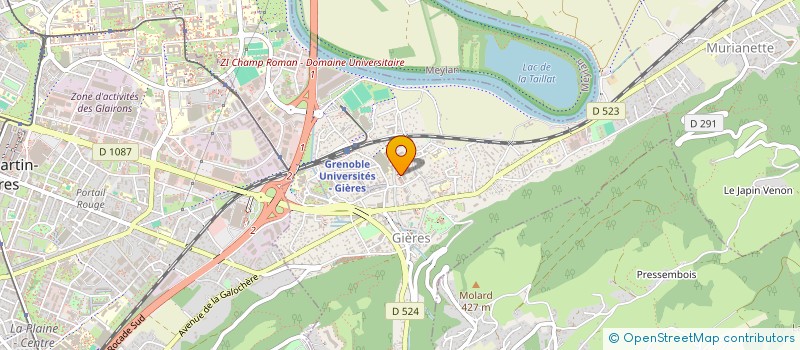 localisation de l'entreprise MONSIEUR EDOUARD BRAUN  GIERES