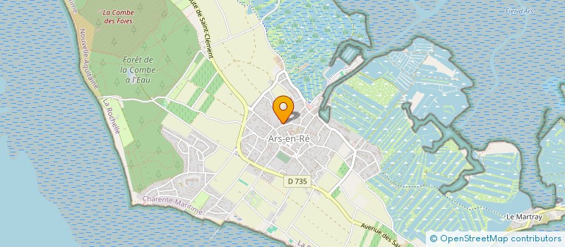 localisation de l'entreprise MONSIEUR EDOUARD BREARD  ARS-EN-RE