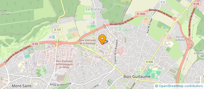 localisation de l'entreprise MONSIEUR EDOUARD BUREL à BOIS-GUILLAUME
