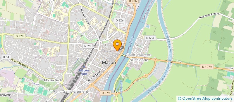 localisation de l'entreprise MONSIEUR EDOUARD BUSSERET  MACON