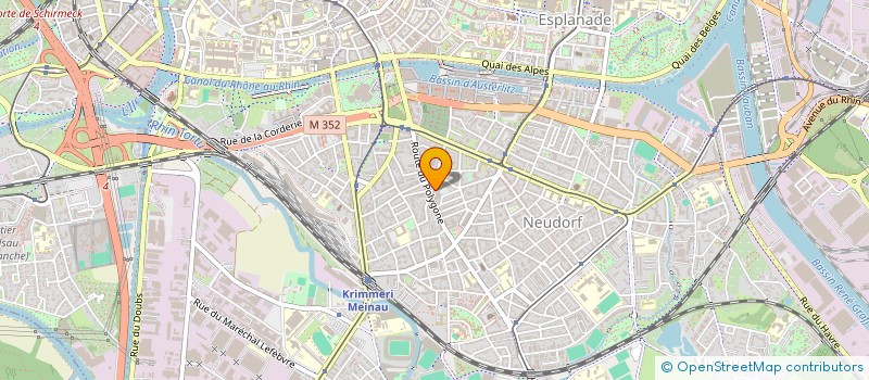 localisation de l'entreprise MONSIEUR EDOUARD CABURET à STRASBOURG