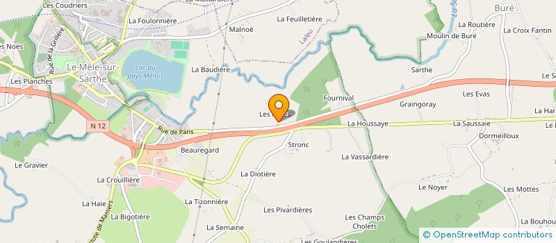 localisation de l'entreprise MONSIEUR EDOUARD CAGET à SAINT-JULIEN-SUR-SARTHE