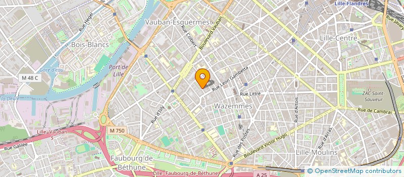 localisation de l'entreprise MONSIEUR EDOUARD CAILLIAU à LILLE