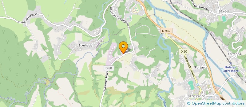 localisation de l'entreprise MONSIEUR EDOUARD CALDUBEHERE  USTARITZ