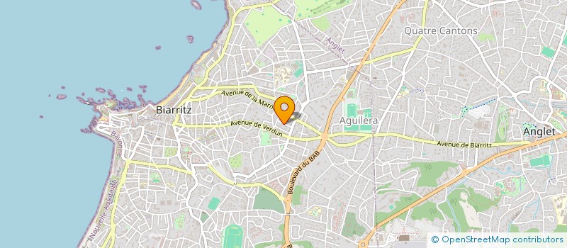 localisation de l'entreprise MONSIEUR EDOUARD CARRETIE  BIARRITZ