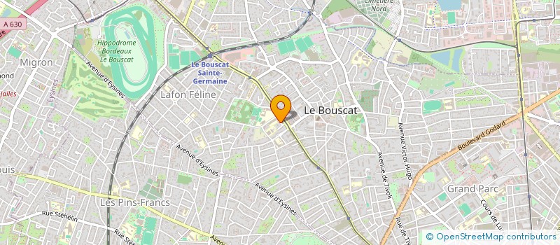 localisation de l'entreprise MONSIEUR EDOUARD CASTEJA  LE BOUSCAT