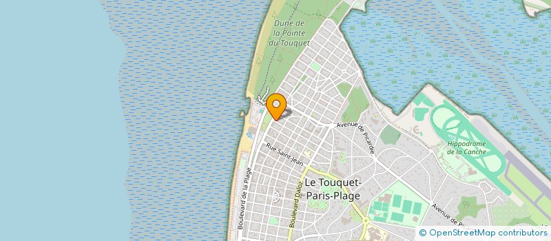 localisation de l'entreprise MONSIEUR EDOUARD CATALY à LE TOUQUET-PARIS-PLAGE