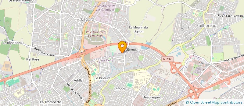 localisation de l'entreprise MONSIEUR EDOUARD CHACUN  LA ROCHELLE