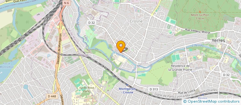 localisation de l'entreprise MONSIEUR EDOUARD CHANEAC  CROSNE