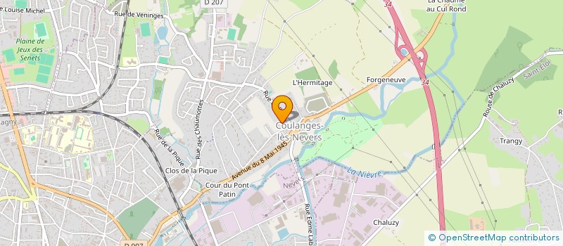 localisation de l'entreprise MONSIEUR EDOUARD CHARETIER  COULANGES-LES-NEVERS