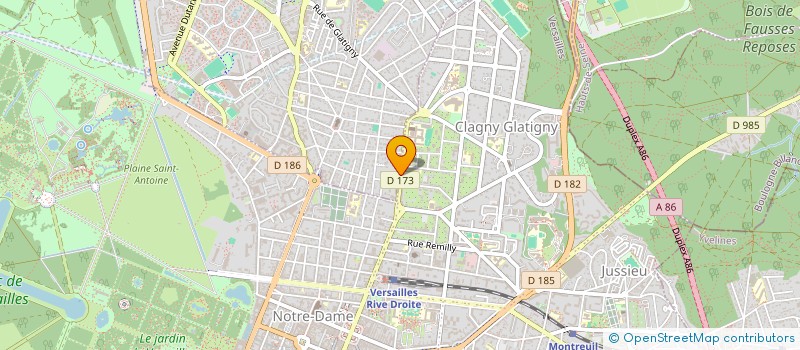 localisation de l'entreprise MONSIEUR EDOUARD CHATEAU  LE CHESNAY-ROCQUENCOURT