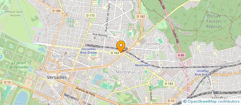 localisation de l'entreprise MONSIEUR EDOUARD CHEMIN à VERSAILLES