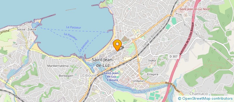 localisation de l'entreprise MONSIEUR EDOUARD CHOLET à SAINT-JEAN-DE-LUZ