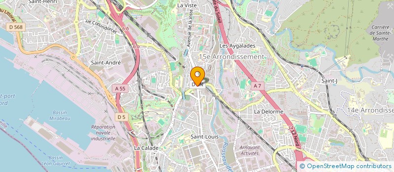 localisation de l'entreprise MONSIEUR EDOUARD CHOUBIYI à MARSEILLE