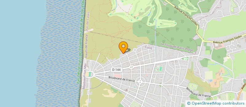 localisation de l'entreprise MONSIEUR EDOUARD COISNE  CUCQ