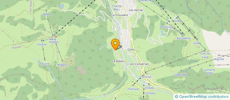 localisation de l'entreprise MONSIEUR EDOUARD COLLOMB-GROS à LA CLUSAZ