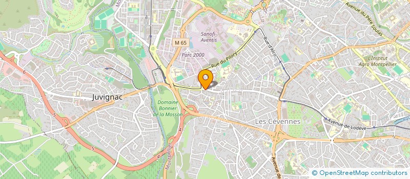 localisation de l'entreprise MONSIEUR EDOUARD COMTET à MONTPELLIER