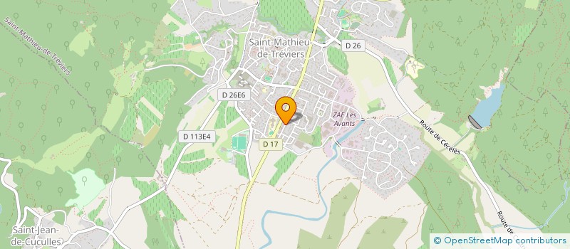 localisation de l'entreprise MONSIEUR EDOUARD CONSTRAINT  SAINT-MATHIEU-DE-TREVIERS