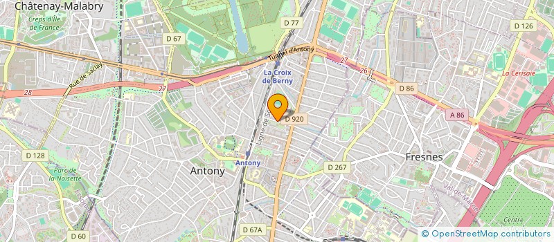 localisation de l'entreprise MONSIEUR EDOUARD COQUAZ-GAROUDET à ANTONY