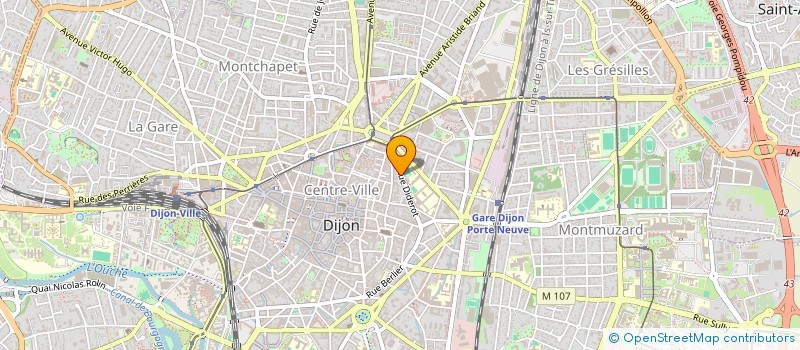 localisation de l'entreprise MONSIEUR EDOUARD CORDUANT à DIJON