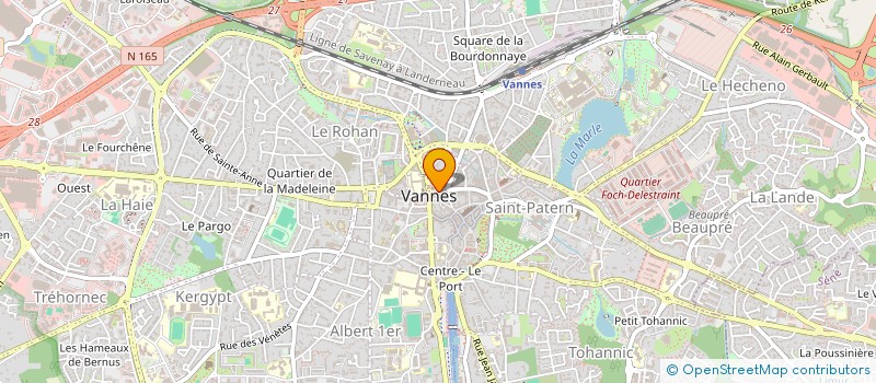 localisation de l'entreprise MONSIEUR EDOUARD CORNUDET à VANNES