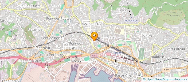 localisation de l'entreprise MONSIEUR EDOUARD CORTEZ  TOULON