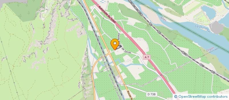 localisation de l'entreprise MONSIEUR EDOUARD COUBARD  ORGON