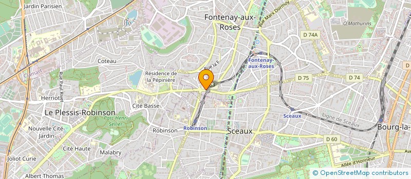 localisation de l'entreprise MONSIEUR EDOUARD COURCELLE à FONTENAY-AUX-ROSES