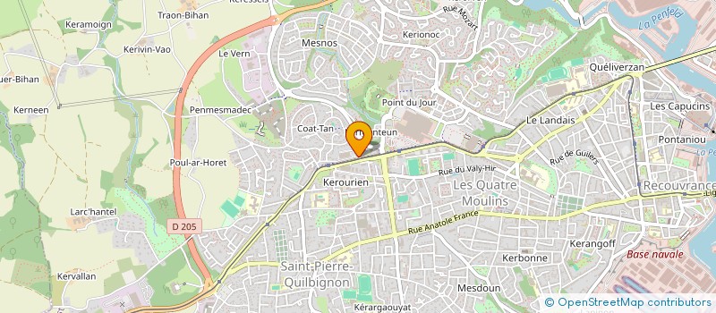 localisation de l'entreprise MONSIEUR EDOUARD CRIQUET à BREST