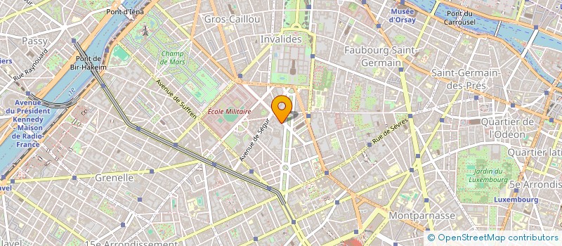 localisation de l'entreprise MONSIEUR EDOUARD D'HURIEL DE BARTILLAT  PARIS