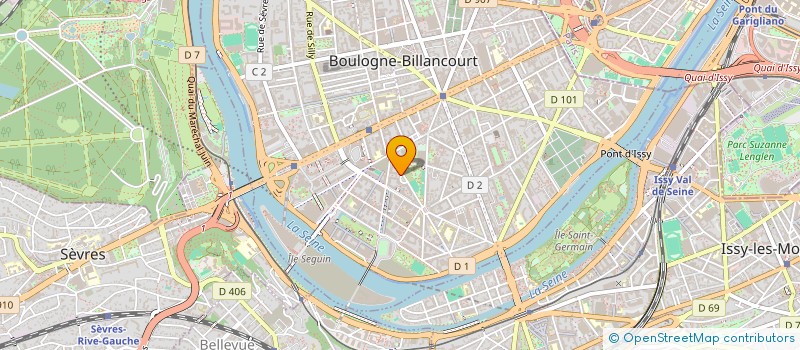 localisation de l'entreprise MONSIEUR EDOUARD D IRUMBERRY DE SALABERRY à BOULOGNE-BILLANCOURT