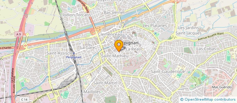 localisation de l'entreprise MONSIEUR EDOUARD DARU  PERPIGNAN