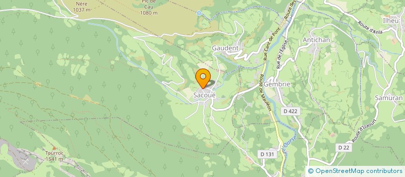 localisation de l'entreprise MONSIEUR EDOUARD DASPET  SIRADAN