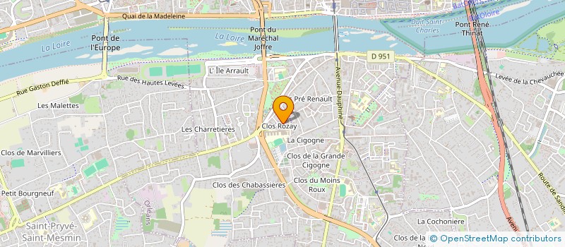 localisation de l'entreprise MONSIEUR EDOUARD DAVRICHIANI  ORLEANS