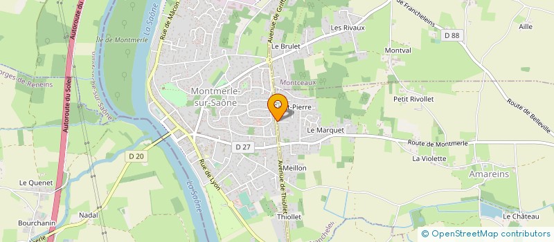 localisation de l'entreprise MONSIEUR EDOUARD DE ALMEIDA à FRANCHELEINS