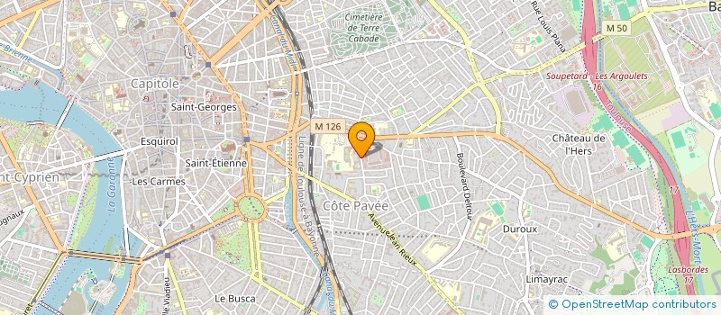 localisation de l'entreprise MONSIEUR EDOUARD DE BELLISSEN  TOULOUSE