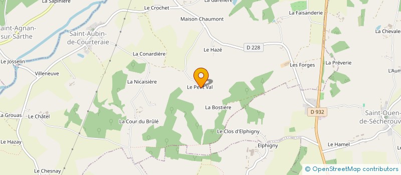 localisation de l'entreprise MONSIEUR EDOUARD DE FOULHIAC DE PADIRAC à BAZOCHES-SUR-HOENE