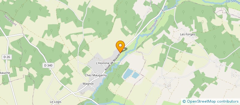 localisation de l'entreprise MONSIEUR EDOUARD DE LASSEE  VENTOUSE