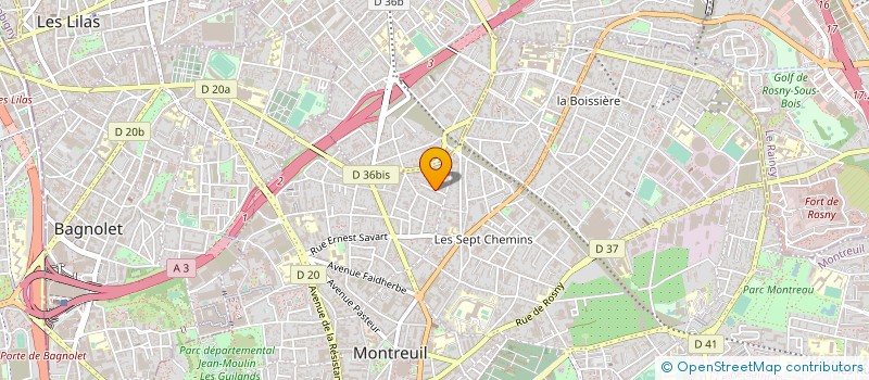 localisation de l'entreprise MONSIEUR EDOUARD DEBUCHY à MONTREUIL