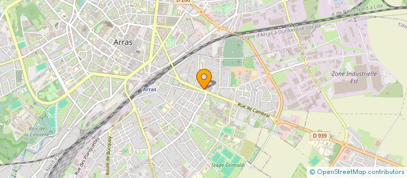 localisation de l'entreprise MONSIEUR EDOUARD DEBUIRE  ARRAS