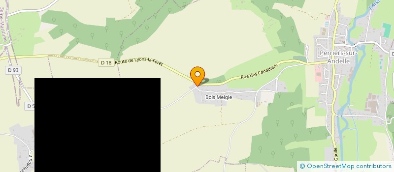 localisation de l'entreprise MONSIEUR EDOUARD DELACOURT  PERRIERS-SUR-ANDELLE