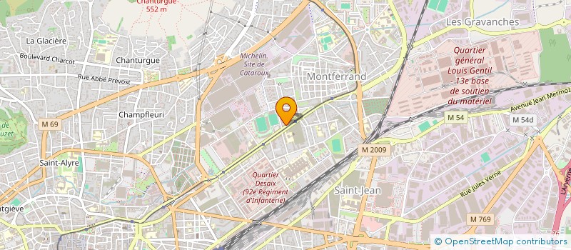 localisation de l'entreprise MONSIEUR EDOUARD DELAFORGE  CLERMONT-FERRAND