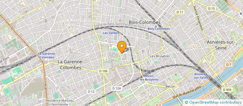 localisation de l'entreprise MONSIEUR EDOUARD DELGATTE à BOIS-COLOMBES