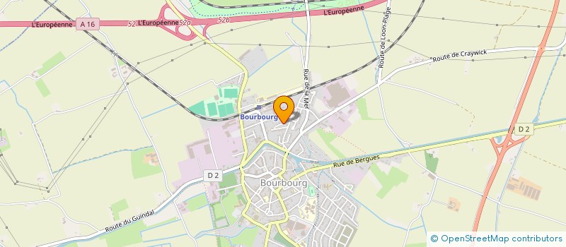 localisation de l'entreprise MONSIEUR EDOUARD DENECKER  BOURBOURG