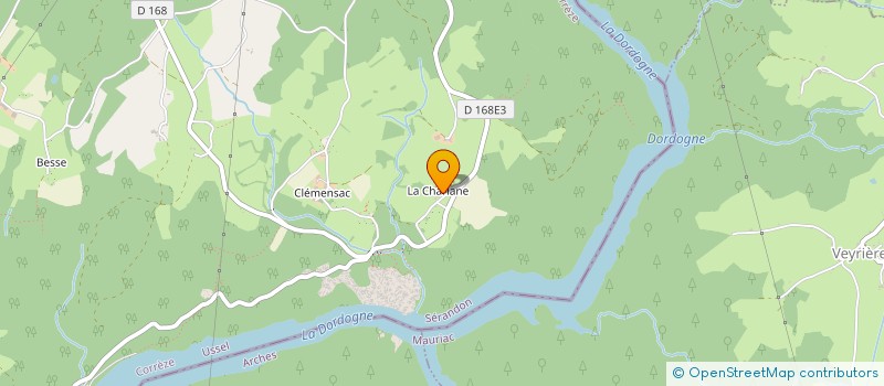 localisation de l'entreprise MONSIEUR EDOUARD DOUSTEYSSIER  SERANDON