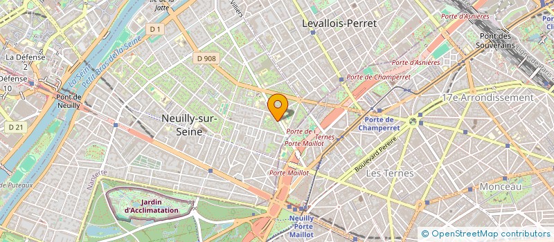 localisation de l'entreprise MONSIEUR EDOUARD DUBOIS  NEUILLY-SUR-SEINE