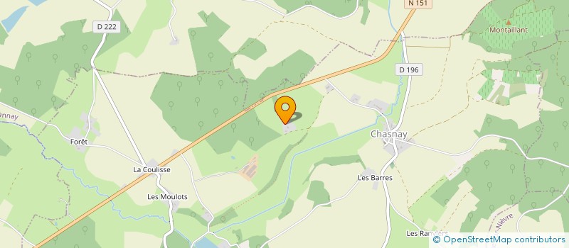 localisation de l'entreprise MONSIEUR EDOUARD DUFFIE  CHASNAY