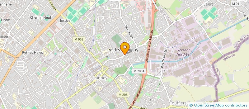 localisation de l'entreprise MONSIEUR EDOUARD DUPONCHEL à LYS-LEZ-LANNOY